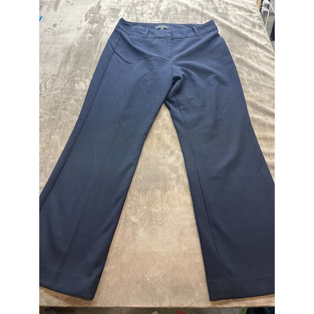 Talbots Size 10 Straight Curvy Chino Pants‎ Dark Blue Career